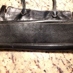 FrancescoBiasia Vintage Black Leather Purse Used